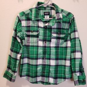Carters Boys long sleeve button down shirt size 4T